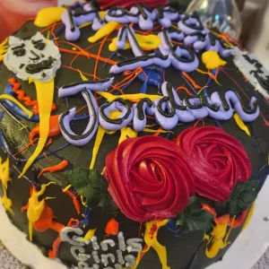 Custom 80s Hairband Cake