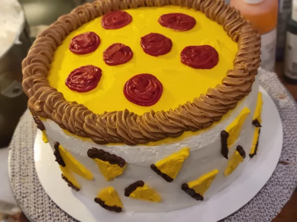Custom Pizza Cake