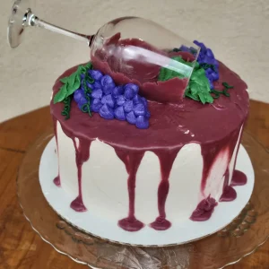 Custom Wine Cake