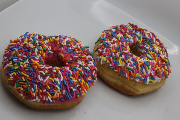 Pink Sprinkle Donut